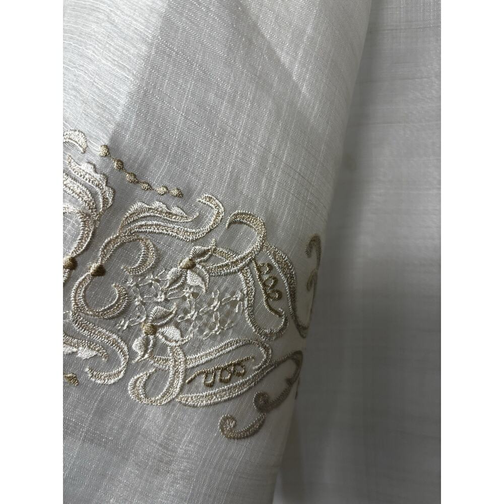 Raffaella 3X Sheer Embroidered Jacket Pearl Button Formal Top See Photos For Fit - Picture 3 of 16